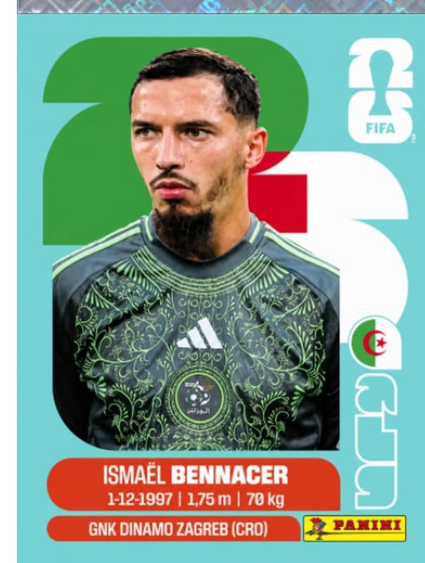 Postal ALG8 Ismael Bennacer
