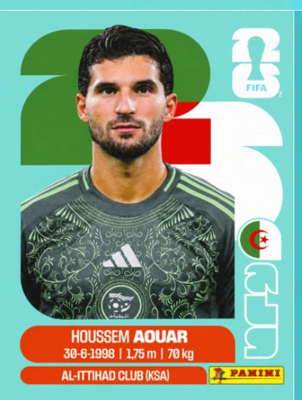 Postal ALG9 Houssem Aouar