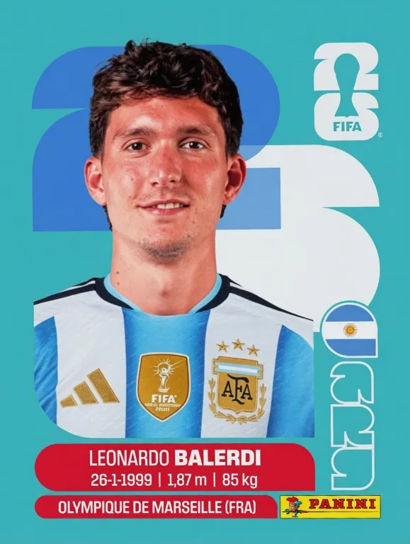 Postal ARG17 Leonardo Balerdi