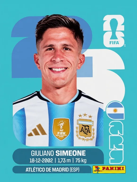 Postal ARG6 Giuliano Simeone