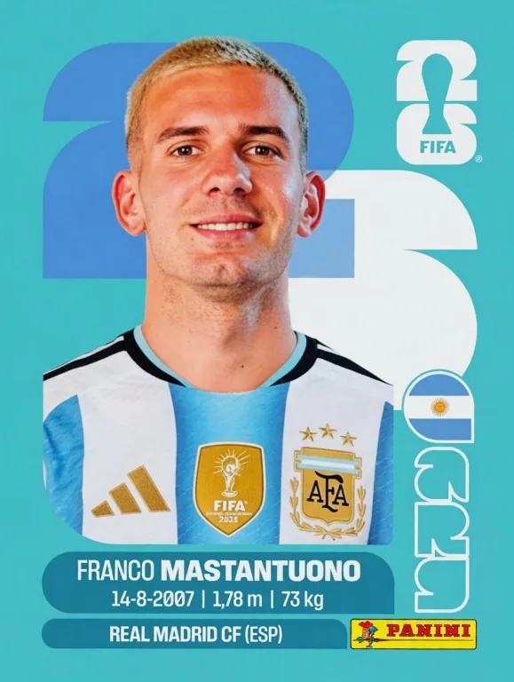 Postal ARG9 Franco Mastantuono
