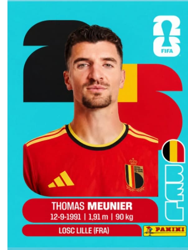 Postal BEL8 Thomas Meunier
