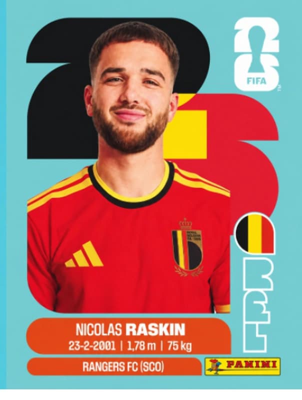 Postal BEL11 Nicolas Raskin