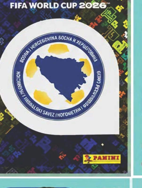 Postal BIH1 Seleccion De Futbol De Bosnia Herzegovina