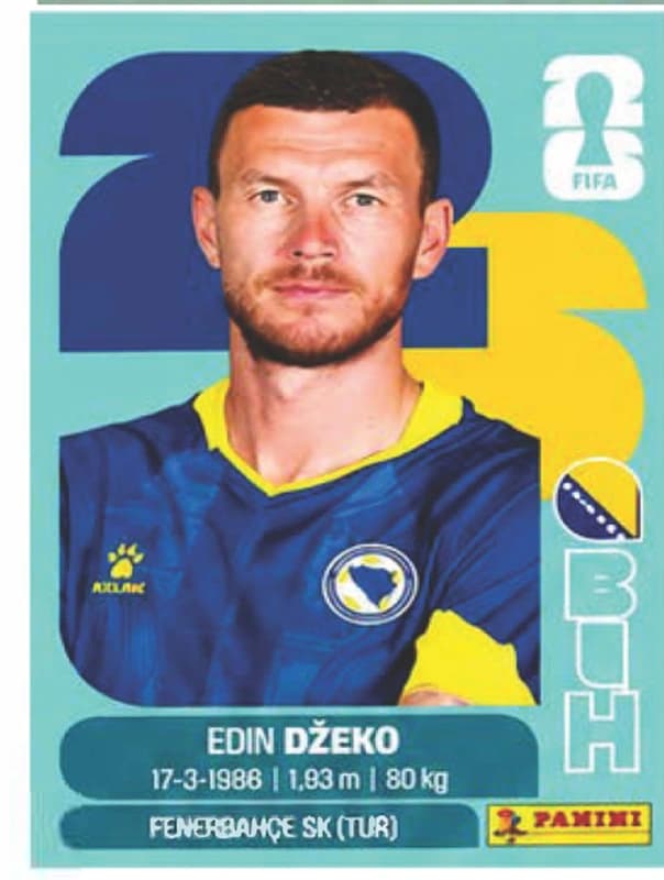 Postal BIH18 Edin Dzeko