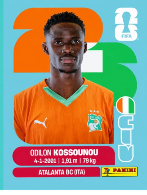 Postal CIV5 Odilon Kossounou