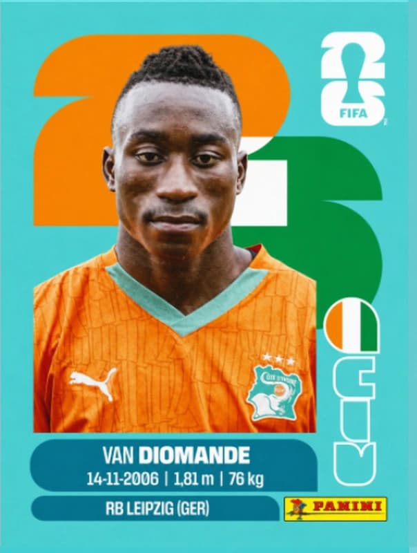 Postal CIV18 Yan Diomande