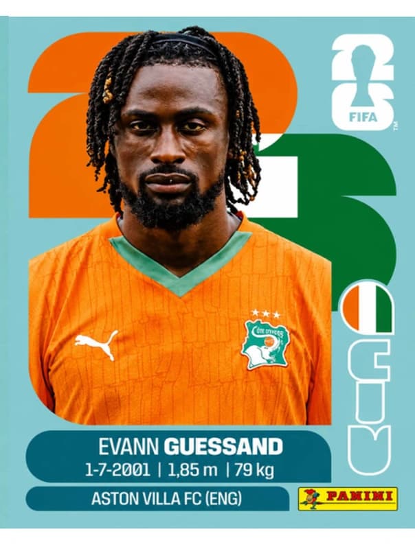 Postal CIV19 Evann Guessand