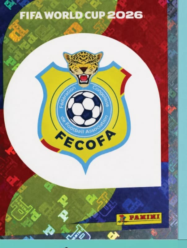 Postal COD1 Seleccion De Futbol De Rd Congo