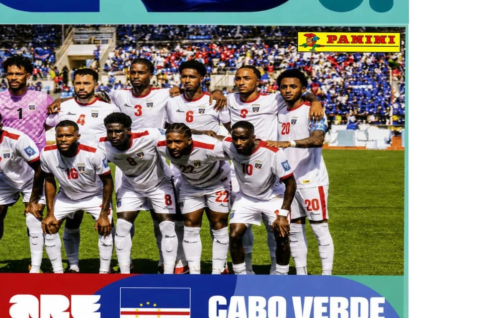Postal CPV13 Seleccion De Futbol De Cabo Verde