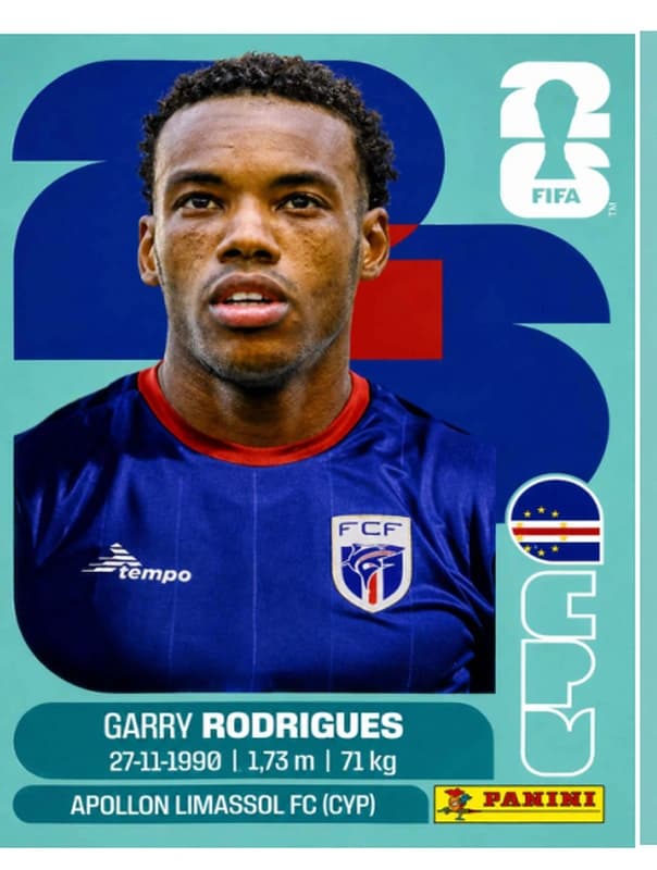 Postal CPV15 Garry Rodrígues