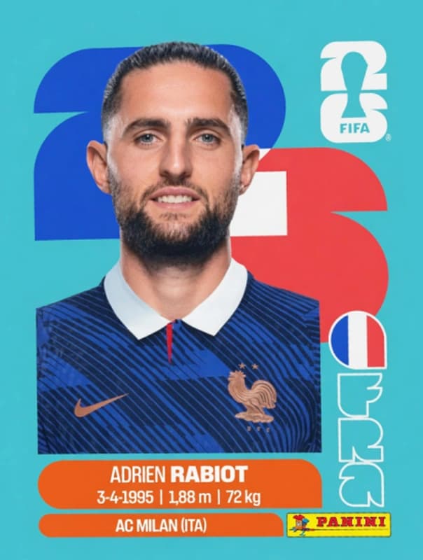 Postal FRA12 Adrien Rabiot