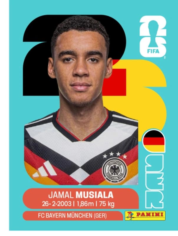 Postal GER15 Jamal Musiala
