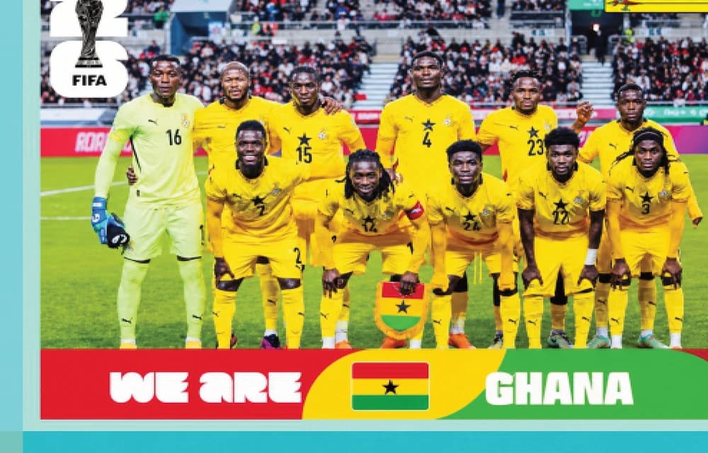 Postal GHA13 Seleccion Nacional De Ghana