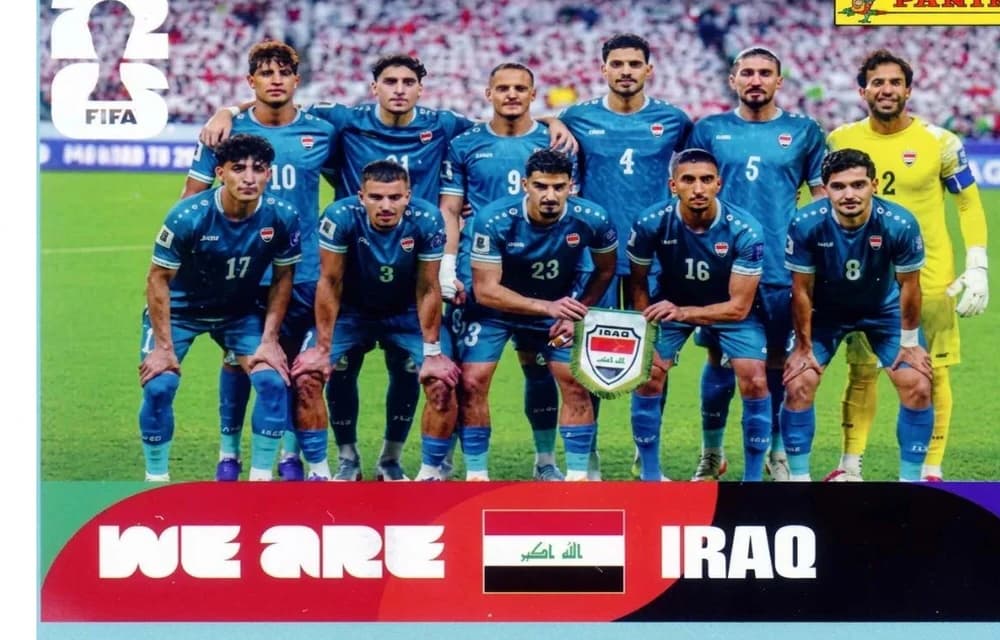 Postal IRQ13 Seleccion Nacional De Iraq
