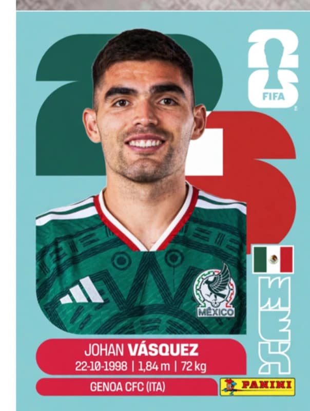 Postal MEX3 Johan Vásquez