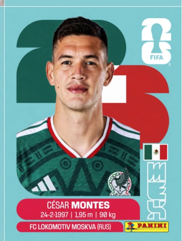 Postal MEX5 César Montes