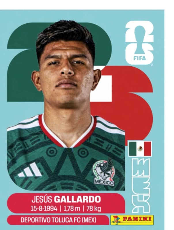 Postal MEX6 Jesús Gallardo