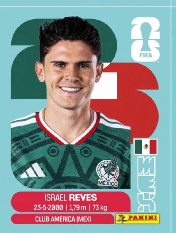Postal MEX7 Israel Reyes