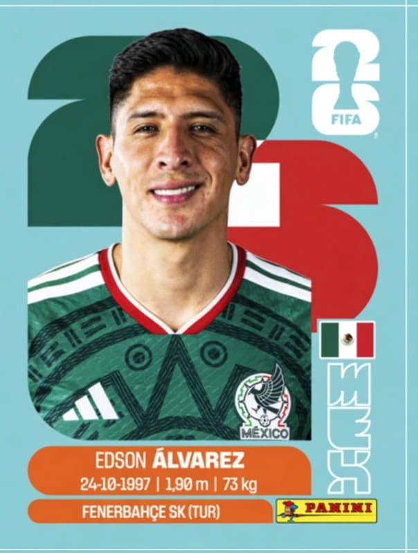 Postal MEX10 Edson Álvarez
