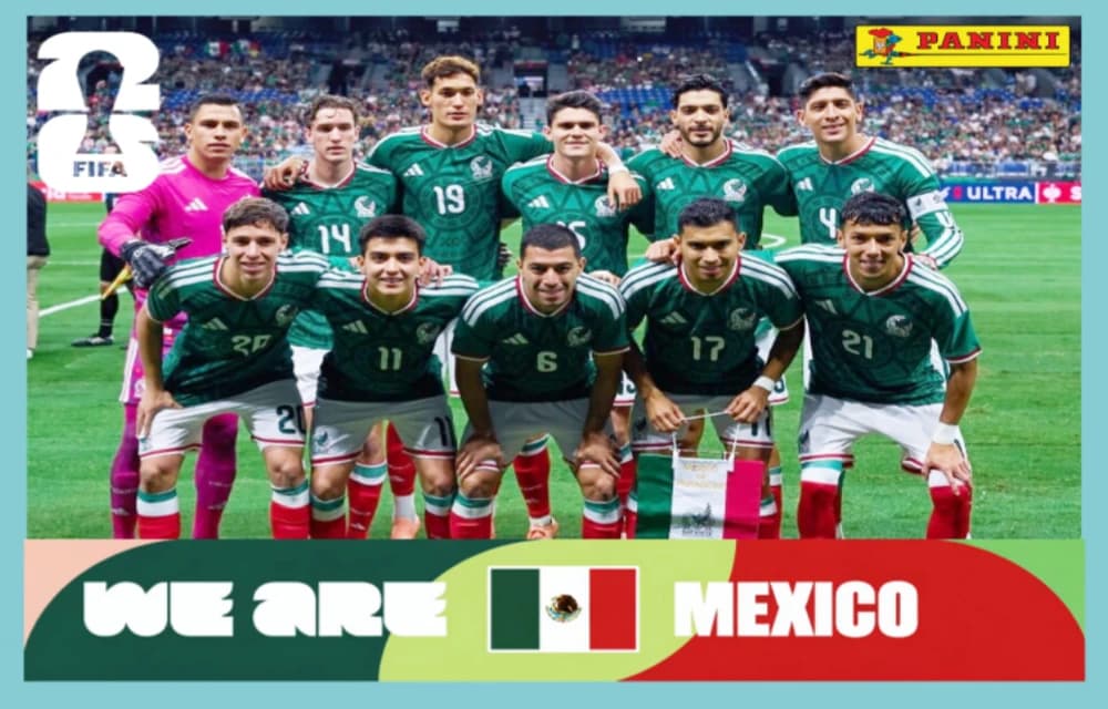 Postal MEX13 Seleccion Mexicana De Fútbol