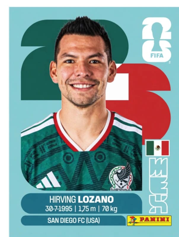 Postal MEX15 Hirving Lozano