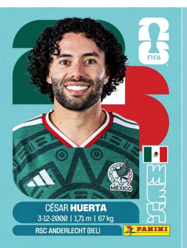 Postal MEX20 César Huerta