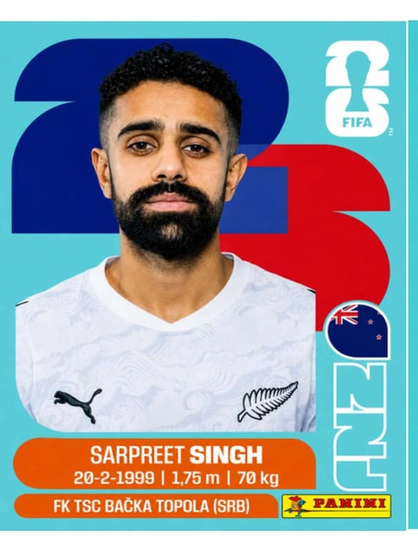Postal NZL11 Sarpreet Singh