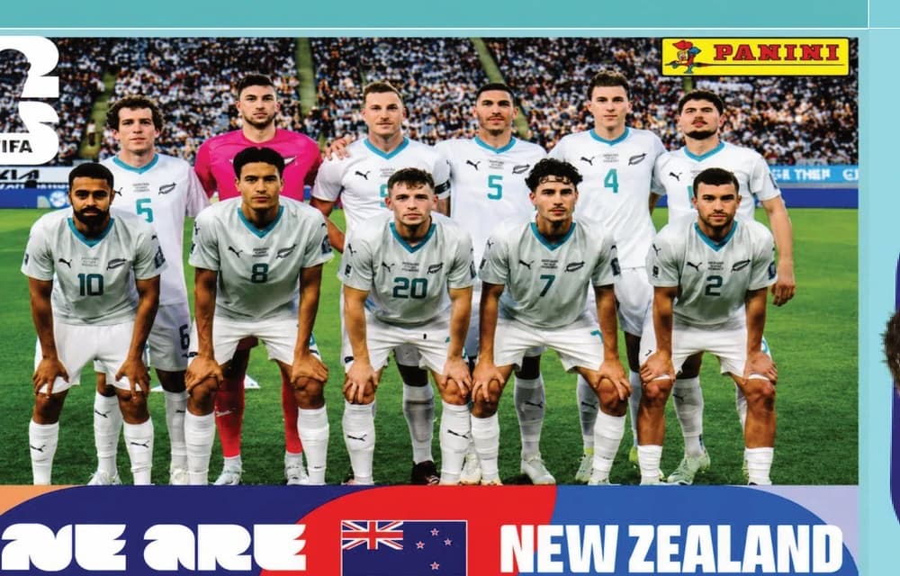 Postal NZL13 Seleccion Nacional De Nueva Zelanda