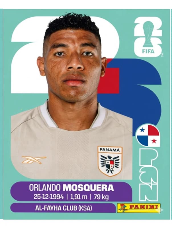 Postal PAN2 Orlando Mosquera