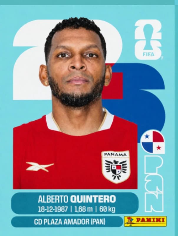 Postal PAN20 Alberto Quintero