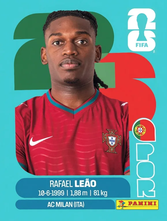 Postal POR18 Rafael Leao