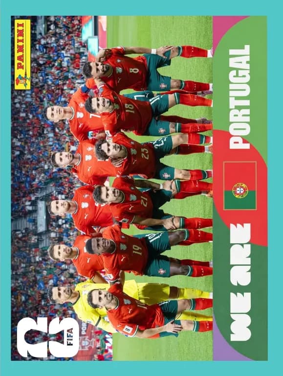Postal POR2 Equipo Portugal