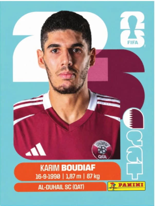 Postal QAT10 Karim Boudiaf