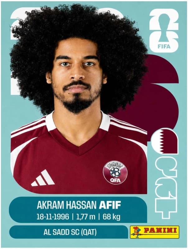 Postal QAT18 Akram Hassan Afif