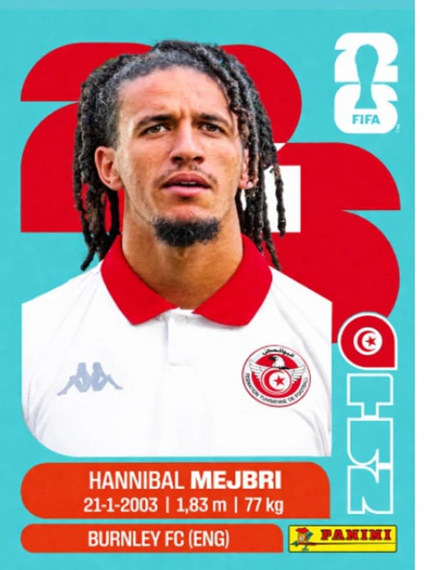Postal TUN14 Hannibal Mejbri