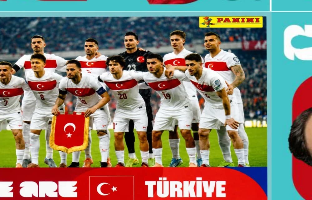 Postal TUR13 Seleccion Nacional De Turquia