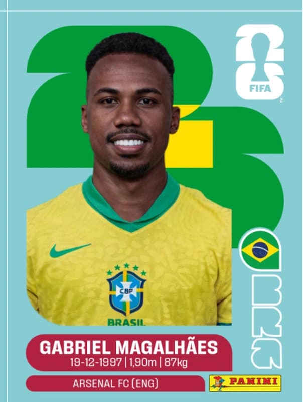 Postal BRA6 Gabriel Magalhaes