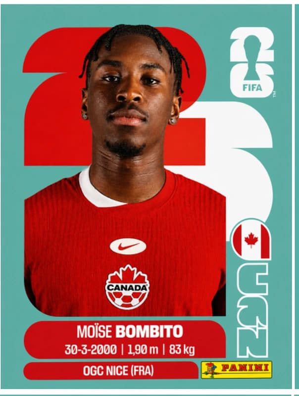 Postal CAN8 Moise Bombito