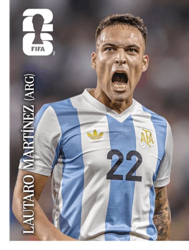 Postal CC14 Lautaro Martinez