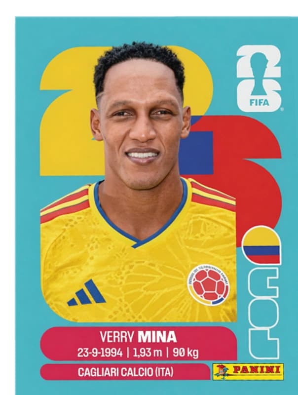 Postal COL5 Yerry Mina