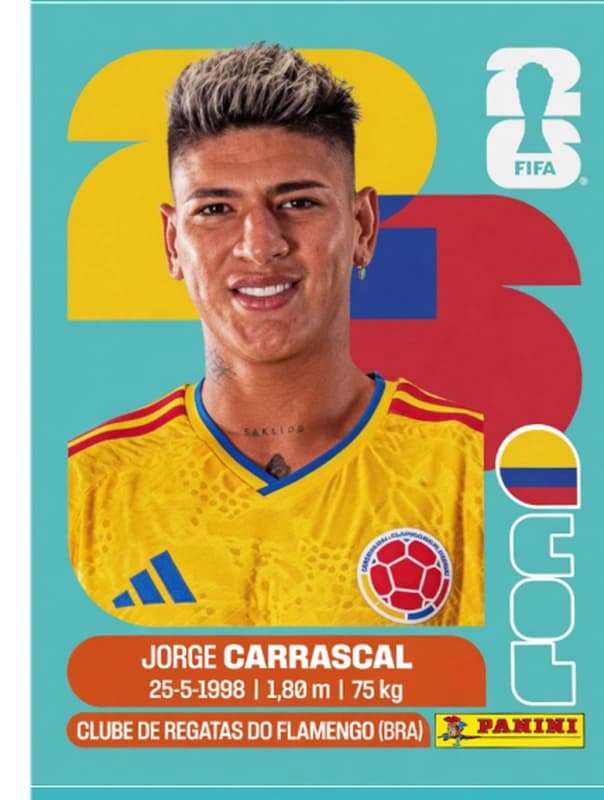 Postal COL16 Jorge Carrascal