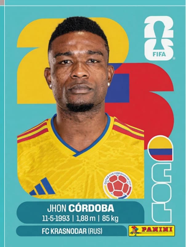 Postal COL18 Jhon Cordoba