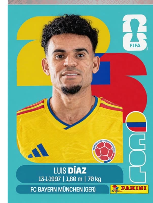 Postal COL20 Luis Diaz