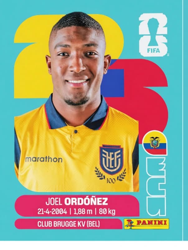 Postal ECU8 Joel Ordoñez