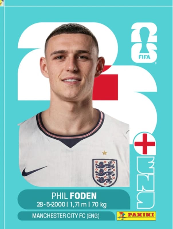 Postal ENG16 Phil Foden