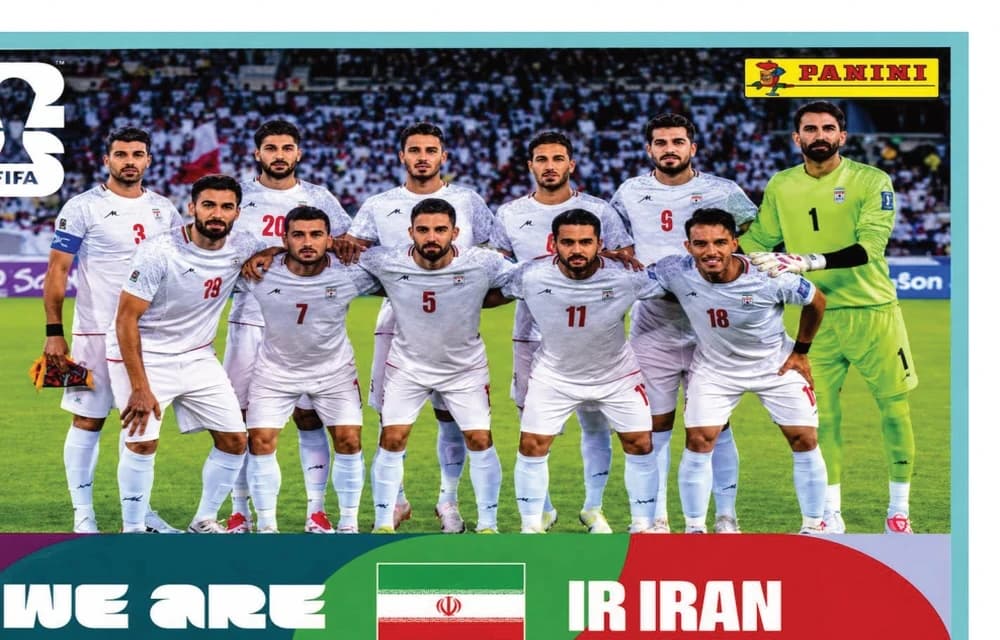 Postal IRN13 Seleccion Nacional De Iran