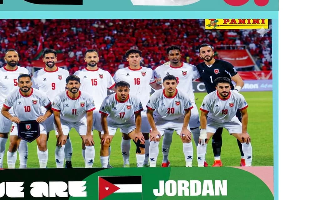 Postal JOR13 Seleccion Nacional De Jordania