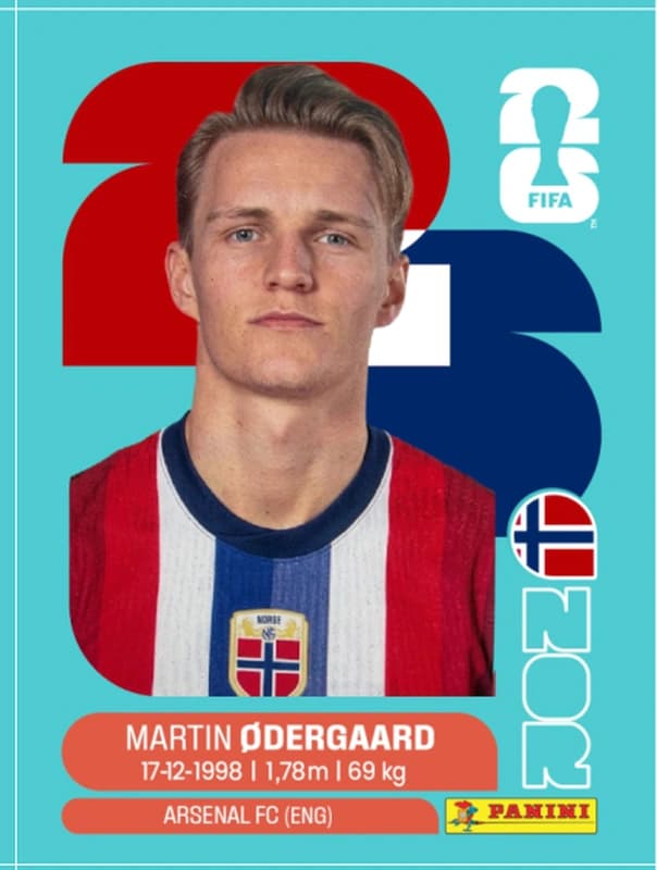 Postal NOR10 Martin Odegaard