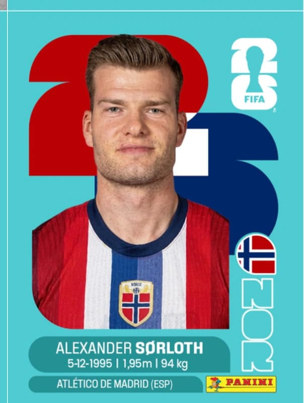 Postal NOR16 Alexander Sorloth